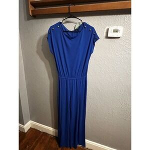 Lauren Ralph Lauren Womens Blue ‎ Jumpsuit Size medium